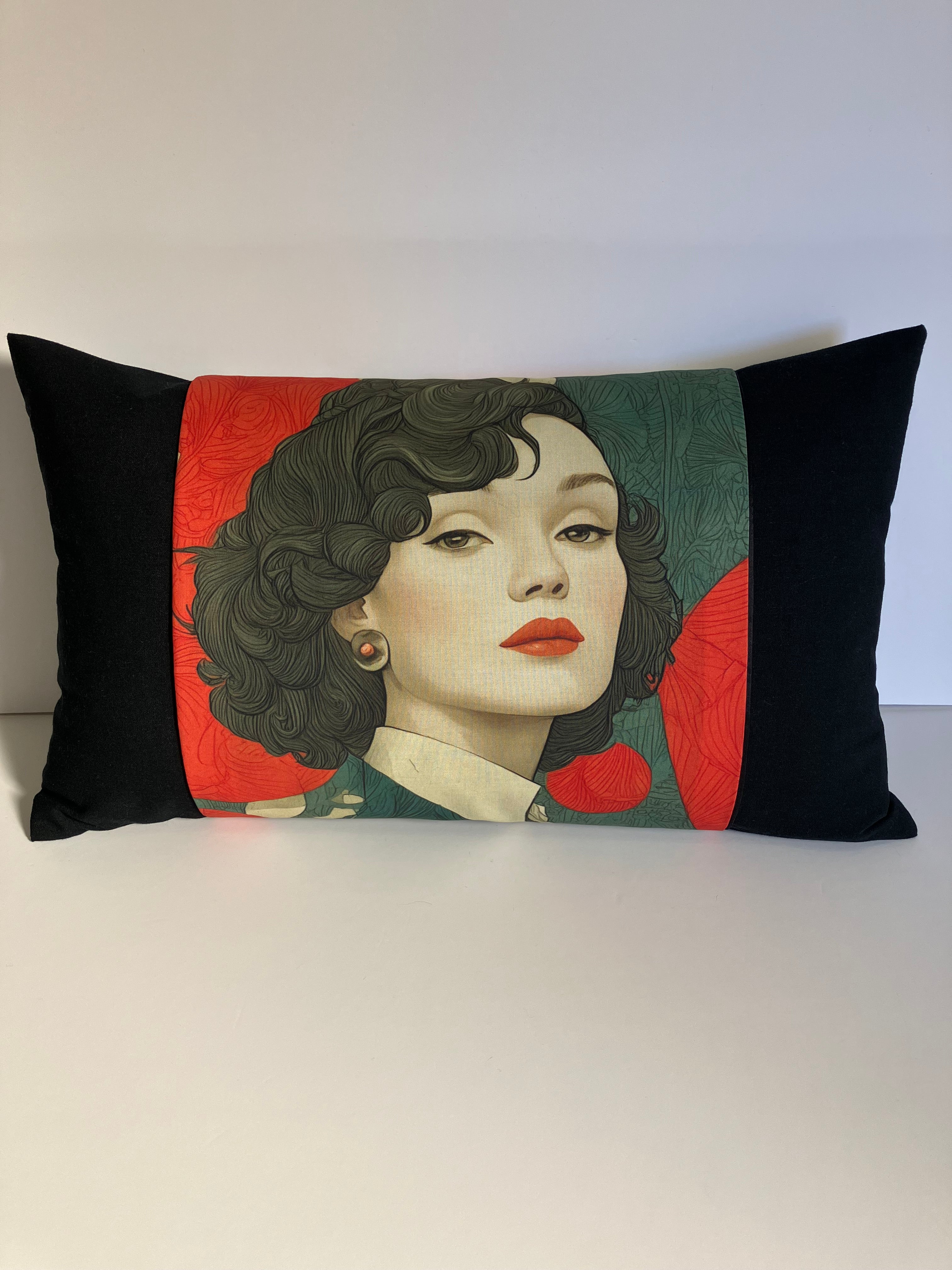 Tailor - made lumbar pillow wrap.